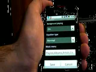 Android 2.1 Eclair on Samsung i5700 Spica (samsung home)