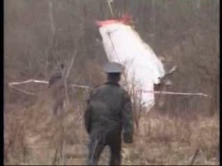 Лайнер Качиньского несколько раз заходил на посадку